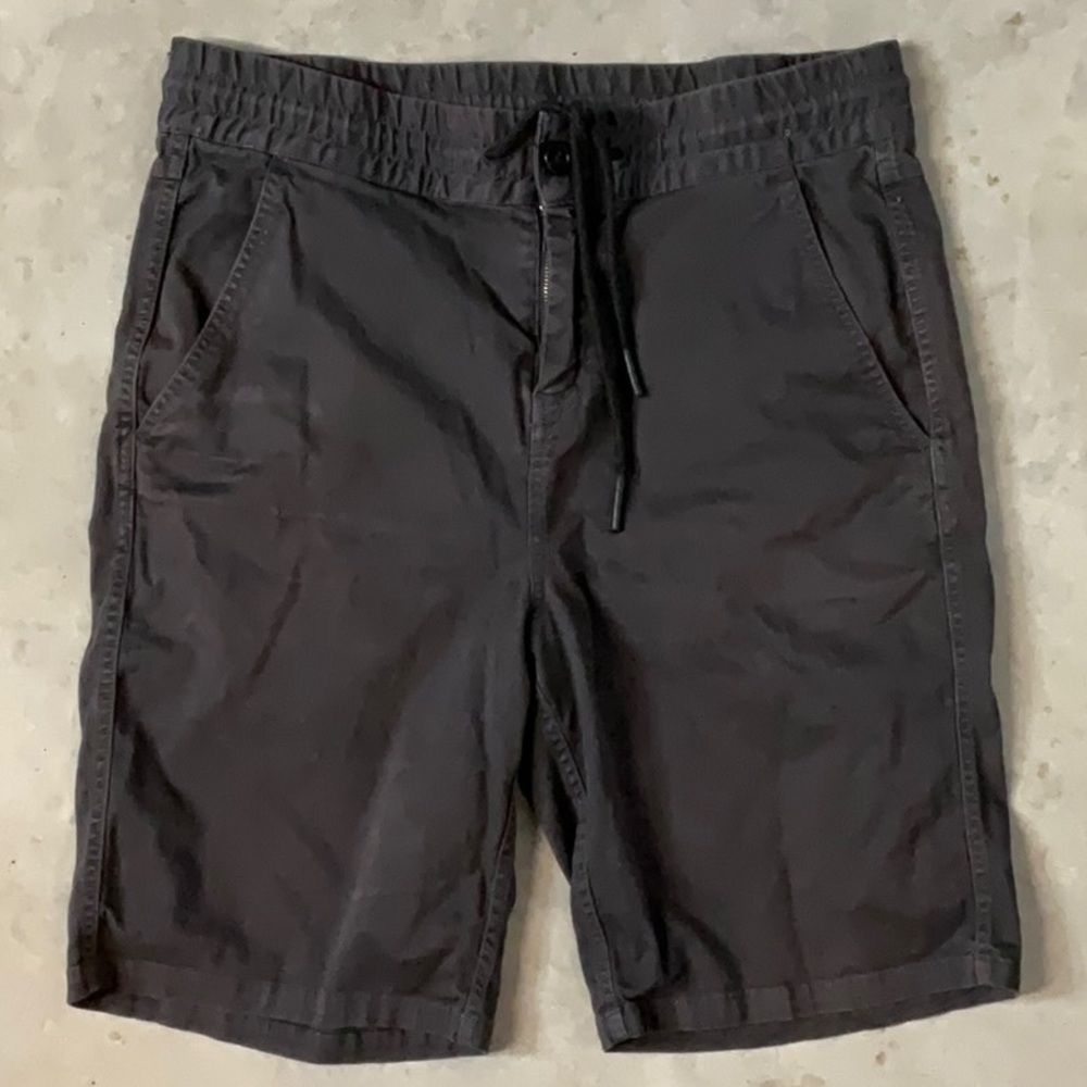 Baldwin Washed Black Shorts with Elastic Waistband Size M